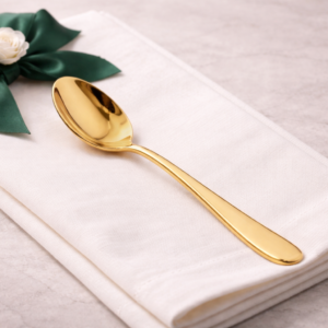 cuillère à soupe dorée