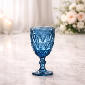 Verre Crystal bleu