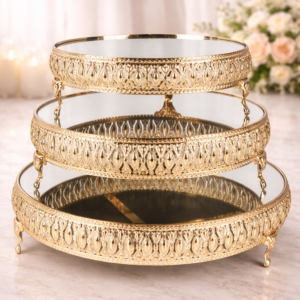 Set De Plateaux Sur Pieds 3pcs