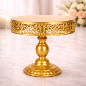 Plateau Présentoir Doré sur Pied