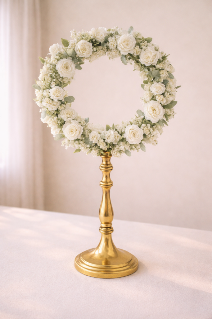 Anneau Floral Sur Pied